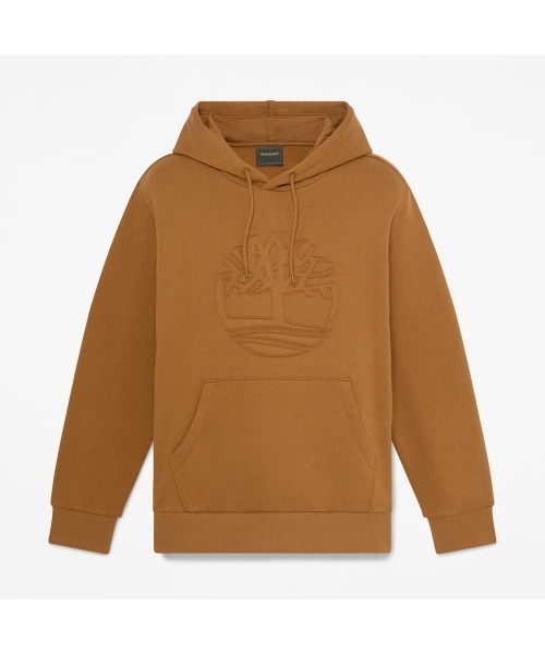 Timberland（ティンバーランド）の「ツリーロゴ パッチ ループバック フーディー メンズ（パーカー・メンズ・ウィート・LARGE/MEDIUM/SMALL/X-LARGE/XX-LARGE）」の4枚目の写真