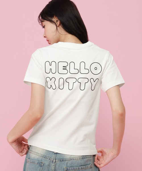 ALAND(エーランド)の「【ハローキティ】AロゴTシャツ(Tシャツ/カットソー・レディース・ブラック/ホワイト・SMALL/LARGE)」の12枚目の写真