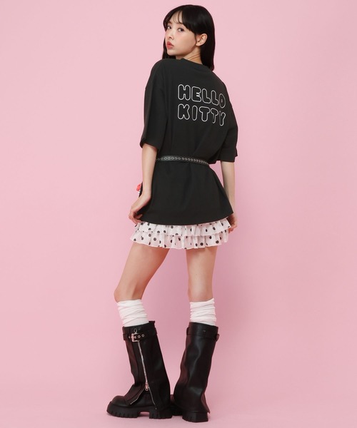 ALAND(エーランド)の「【ハローキティ】AロゴTシャツ(Tシャツ/カットソー・レディース・ブラック/ホワイト・SMALL/LARGE)」の15枚目の写真