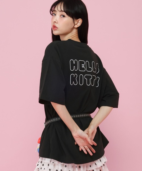 ALAND(エーランド)の「【ハローキティ】AロゴTシャツ(Tシャツ/カットソー・レディース・ブラック/ホワイト・SMALL/LARGE)」の19枚目の写真