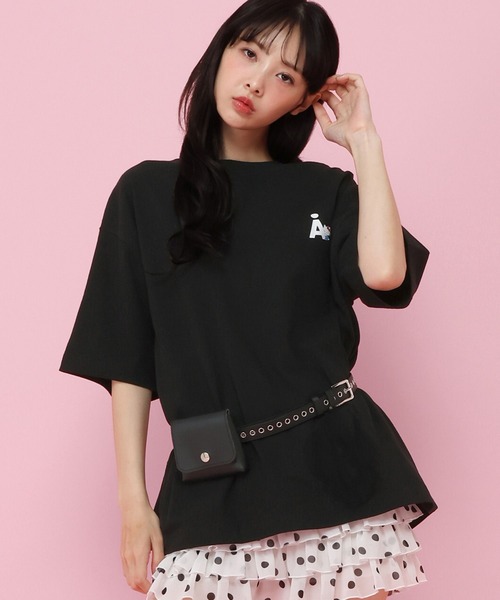 ALAND(エーランド)の「【ハローキティ】AロゴTシャツ(Tシャツ/カットソー・レディース・ブラック/ホワイト・SMALL/LARGE)」の16枚目の写真