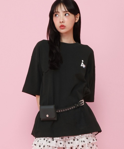 ALAND(エーランド)の「【ハローキティ】AロゴTシャツ(Tシャツ/カットソー・レディース・ブラック/ホワイト・SMALL/LARGE)」の18枚目の写真