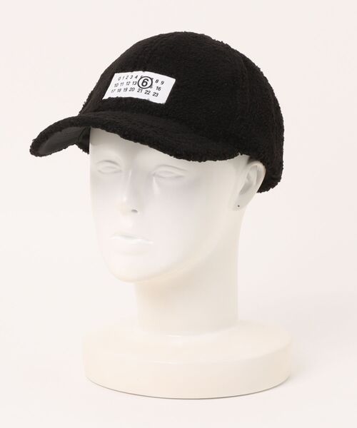 MM6 Maison Margiela(エムエムシックス メゾン マルジェラ)の「MM6 WOMAN HAT(キャップ・レディース・ブラック・FREE)」の3枚目の写真