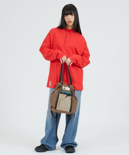 Caribou(カリブー)の「【CARIBOU MOUNTAINEERING】ウルトラライト2WAYバッグ/トートバッグ/リュック(トートバッグ・レディース・ベージュ/グレー/ネイビー/ブラック・フリー)」の18枚目の写真