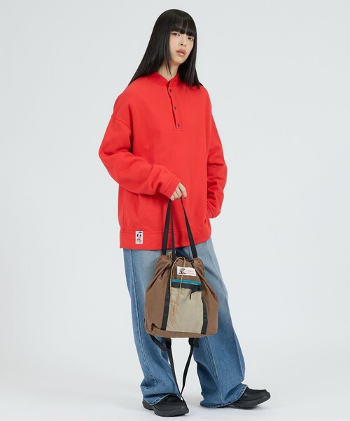 Caribou(カリブー)の「【CARIBOU MOUNTAINEERING】ウルトラライト2WAYバッグ/トートバッグ/リュック(トートバッグ・レディース・ベージュ/グレー/ネイビー/ブラック・フリー)」の19枚目の写真