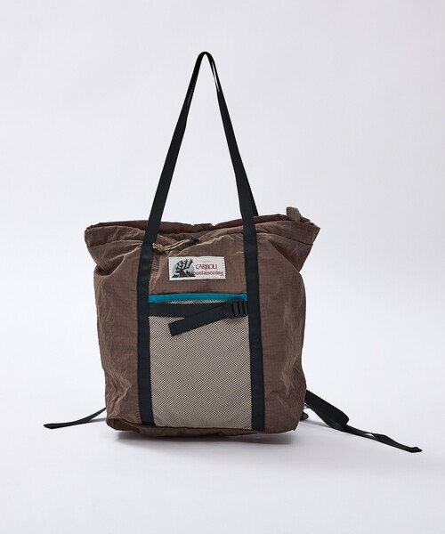 Caribou(カリブー)の「【CARIBOU MOUNTAINEERING】ウルトラライト2WAYバッグ/トートバッグ/リュック(トートバッグ・レディース・ベージュ/グレー/ネイビー/ブラック・フリー)」の22枚目の写真