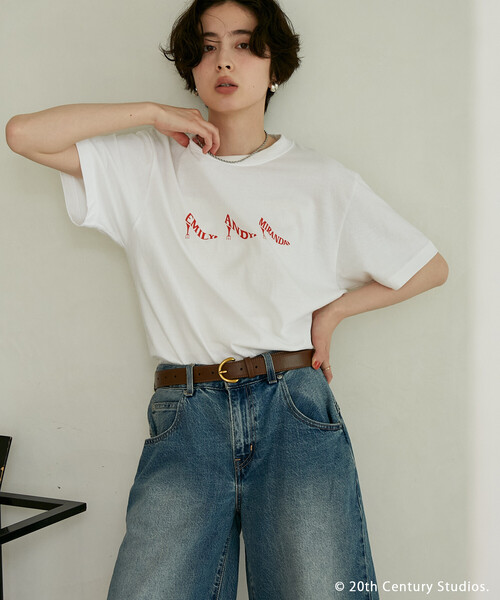 GOOD ROCK SPEED(グッドロックスピード)の「GOOD ROCK SPEED/グッドロックスピード 【The Devil Wears Prada】Heels Tシャツ/『プラダを着た悪魔』(Tシャツ/カットソー・レディース・オフホワイト/チャコール・フリ-)」の13枚目の写真