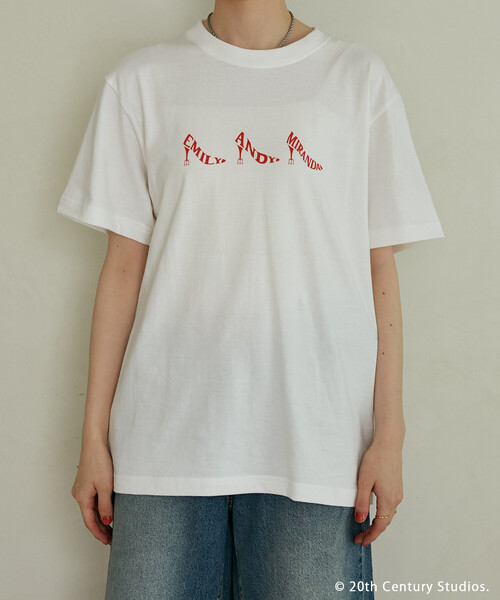 GOOD ROCK SPEED(グッドロックスピード)の「GOOD ROCK SPEED/グッドロックスピード 【The Devil Wears Prada】Heels Tシャツ/『プラダを着た悪魔』(Tシャツ/カットソー・レディース・オフホワイト/チャコール・フリ-)」の14枚目の写真