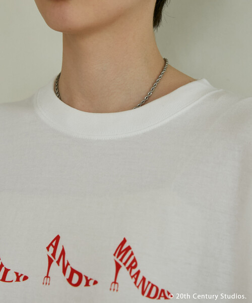 GOOD ROCK SPEED(グッドロックスピード)の「GOOD ROCK SPEED/グッドロックスピード 【The Devil Wears Prada】Heels Tシャツ/『プラダを着た悪魔』(Tシャツ/カットソー・レディース・オフホワイト/チャコール・フリ-)」の17枚目の写真