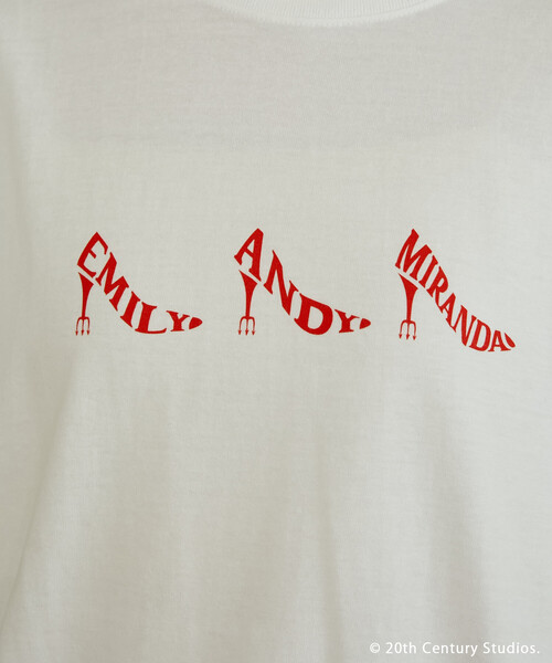 GOOD ROCK SPEED(グッドロックスピード)の「GOOD ROCK SPEED/グッドロックスピード 【The Devil Wears Prada】Heels Tシャツ/『プラダを着た悪魔』(Tシャツ/カットソー・レディース・オフホワイト/チャコール・フリ-)」の19枚目の写真