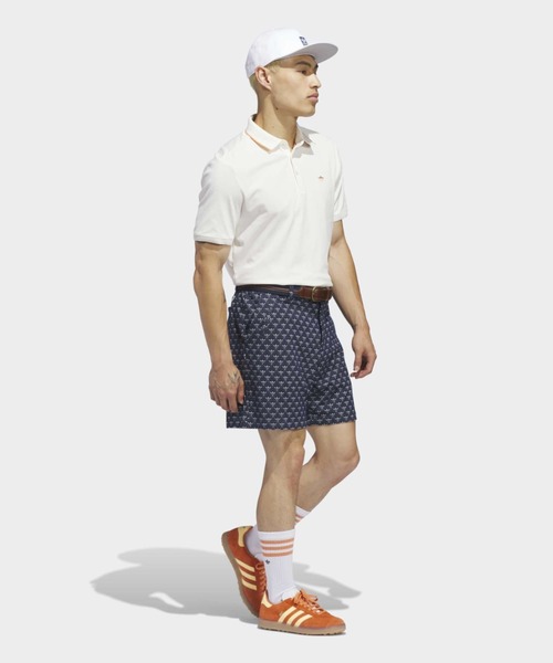 adidas(アディダス)の「オリジナルスゴルフ ツイストニット ワンポイントロゴ 半袖ポロ【adidas Golf/アディダスゴルフ】(ポロシャツ・メンズ・ホワイト系その他・XX-LARGE/X-LARGE/SMALL/LARGE/3XL/MEDIUM)」の3枚目の写真