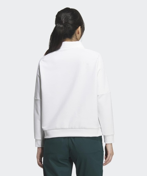 adidas(アディダス)の「スウェットシャツ 長袖【adidas Golf/アディダスゴルフ】(スウェット・レディース・ホワイト・LARGE/X-SMALL/X-LARGE/SMALL/XX-LARGE/MEDIUM)」の2枚目の写真