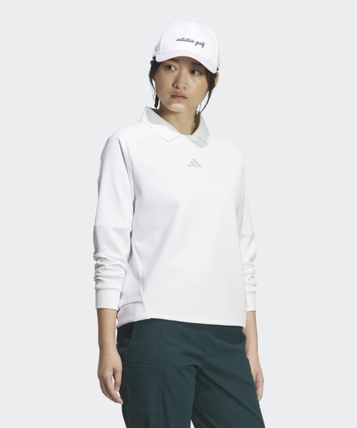 adidas(アディダス)の「スウェットシャツ 長袖【adidas Golf/アディダスゴルフ】(スウェット・レディース・ホワイト・LARGE/X-SMALL/X-LARGE/SMALL/XX-LARGE/MEDIUM)」の3枚目の写真