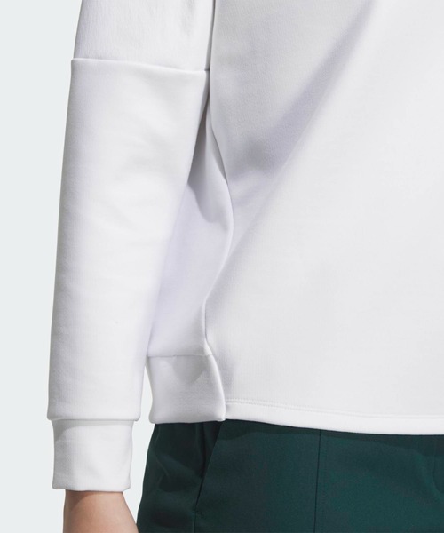 adidas(アディダス)の「スウェットシャツ 長袖【adidas Golf/アディダスゴルフ】(スウェット・レディース・ホワイト・LARGE/X-SMALL/X-LARGE/SMALL/XX-LARGE/MEDIUM)」の5枚目の写真