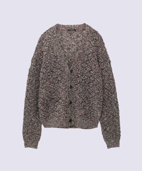 TAAKK（ターク）の「【TAAKK】MULTI-COLORED KNIT CARDIGAN（カーディガン/ボレロ・メンズ・マルチ・3/2）」の4枚目の写真