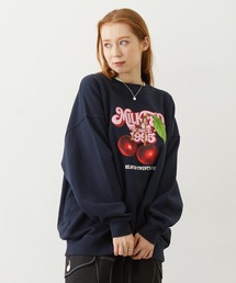CHERRY LOGO SWEAT TOP