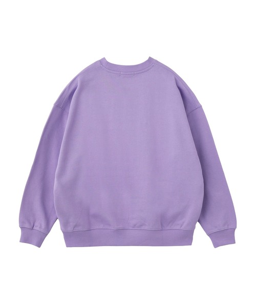MILKFED.（ミルクフェド）の「CHERRY LOGO SWEAT TOP（スウェット・レディース・オフホワイト/ネイビー/ライトパープル・L/M）」の22枚目の写真