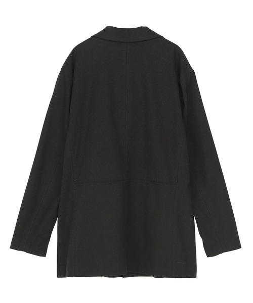 ZUCCa（ズッカ）の「T/C WORK TWILL / ジャケット（テーラードジャケット・レディース・ブラック・XL/M size）」の2枚目の写真