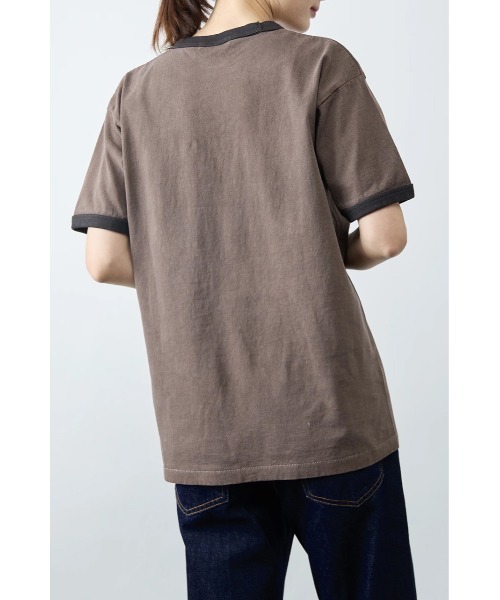 GOOD ROCK SPEED(グッドロックスピード)の「NIRVANA Ringer Tシャツ(Tシャツ/カットソー・レディース・ブラウン・FREE)」の2枚目の写真
