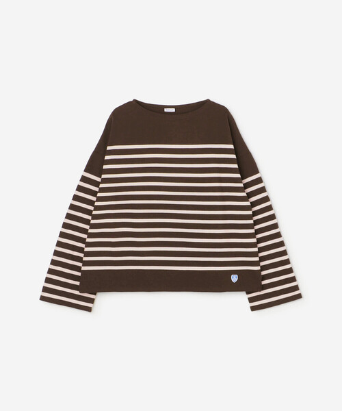 ORCIVAL（オーシバル）の「ORCIVAL | ラッセル ボートネック ワイドセーラーTシャツ WOMEN（Tシャツ/カットソー・レディース・ブラック系その他/ブルー系その他/ベージュ系その他/ブラウン系その他・1）」の20枚目の写真