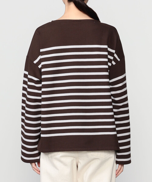 ORCIVAL（オーシバル）の「ORCIVAL | ラッセル ボートネック ワイドセーラーTシャツ WOMEN（Tシャツ/カットソー・レディース・ブラック系その他/ブルー系その他/ベージュ系その他/ブラウン系その他・1）」の12枚目の写真