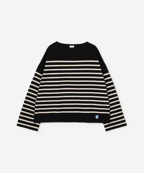 ORCIVAL（オーシバル）の「ORCIVAL | ラッセル ボートネック ワイドセーラーTシャツ WOMEN（Tシャツ/カットソー・レディース・ブラック系その他/ブルー系その他/ベージュ系その他/ブラウン系その他・1）」の22枚目の写真