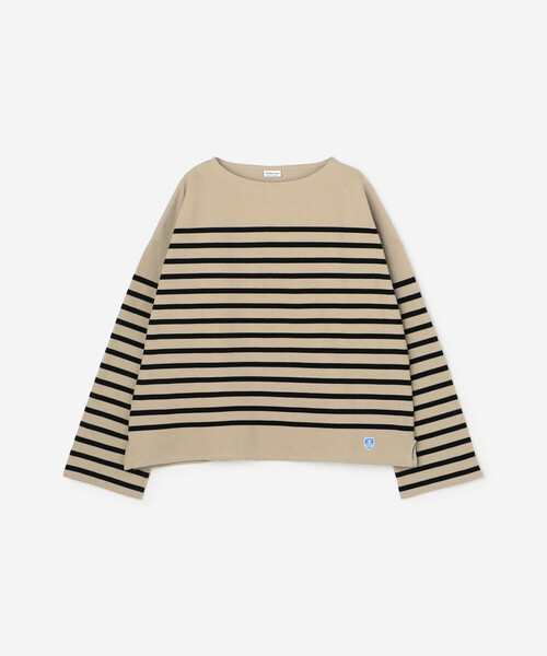 ORCIVAL（オーシバル）の「ORCIVAL | ラッセル ボートネック ワイドセーラーTシャツ WOMEN（Tシャツ/カットソー・レディース・ブラック系その他/ブルー系その他/ベージュ系その他/ブラウン系その他・1）」の21枚目の写真