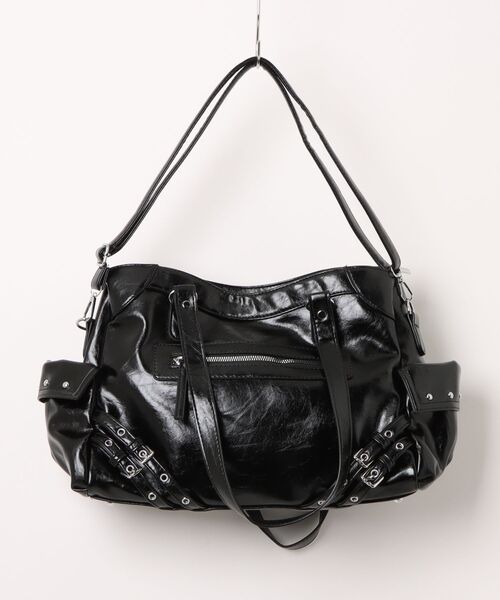 Burner(バーナー)の「【Leathen Leather(レーセンレザー)】ショルダーバッグ lea-shbag-3-41【RBTS】(ショルダーバッグ・メンズ・ブラック・FREE)」の1枚目の写真