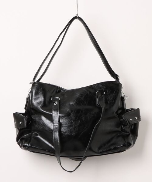 Burner(バーナー)の「【Leathen Leather(レーセンレザー)】ショルダーバッグ lea-shbag-3-41【RBTS】(ショルダーバッグ・メンズ・ブラック・FREE)」の2枚目の写真