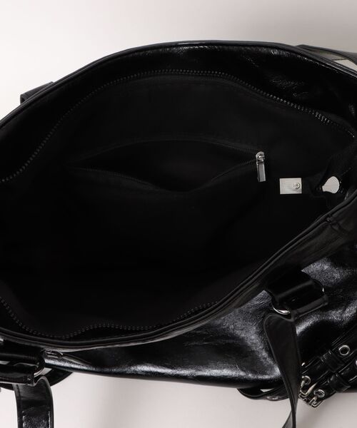 Burner(バーナー)の「【Leathen Leather(レーセンレザー)】ショルダーバッグ lea-shbag-3-41【RBTS】(ショルダーバッグ・メンズ・ブラック・FREE)」の4枚目の写真
