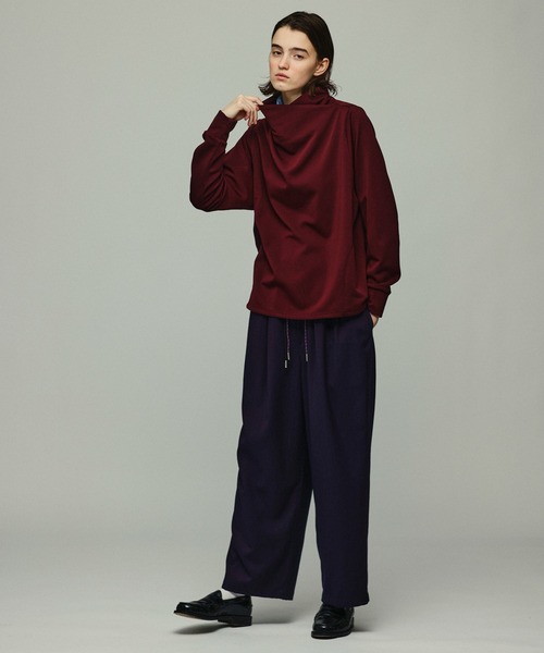 Kelen（ケレン）の「「KELEN / ケレン」ダブルコードピンストライプイージーパンツ（その他パンツ・レディース・グレー/ネイビー/ブラック・S/M）」の6枚目の写真