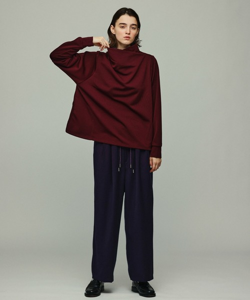 Kelen（ケレン）の「「KELEN / ケレン」ダブルコードピンストライプイージーパンツ（その他パンツ・レディース・グレー/ネイビー/ブラック・S/M）」の8枚目の写真