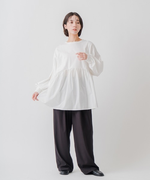 Kelen（ケレン）の「「KELEN / ケレン」ダブルコードピンストライプイージーパンツ（その他パンツ・レディース・グレー/ネイビー/ブラック・S/M）」の19枚目の写真