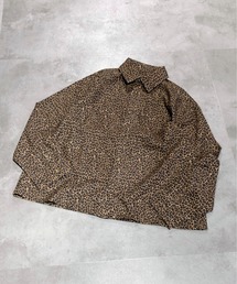 ATELANE /コーデュロイ総柄シャツ/セットアップ対応