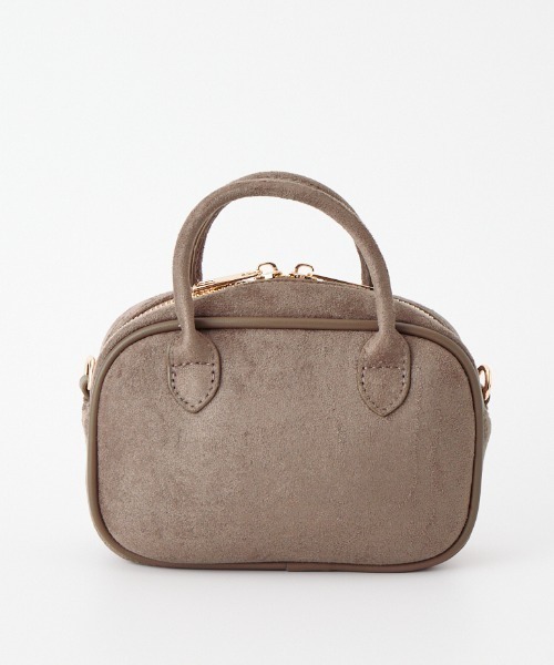 VELETTO（ベレット）の「[VELETTO/ベレット] フェイクスエード ミニショルダーバッグ（ショルダーバッグ・レディース・キャメル/ダークブラウン/ブラウン・F）」の3枚目の写真