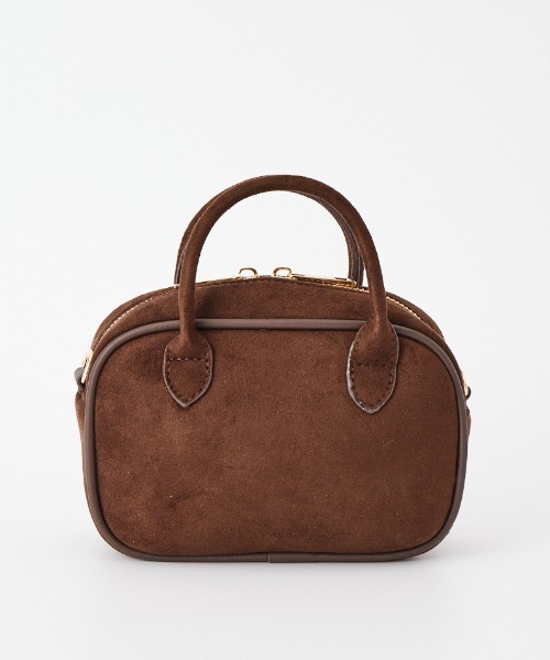 VELETTO（ベレット）の「[VELETTO/ベレット] フェイクスエード ミニショルダーバッグ（ショルダーバッグ・レディース・キャメル/ダークブラウン/ブラウン・F）」の10枚目の写真