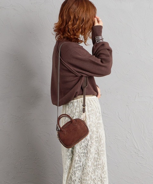 VELETTO（ベレット）の「[VELETTO/ベレット] フェイクスエード ミニショルダーバッグ（ショルダーバッグ・レディース・キャメル/ダークブラウン/ブラウン・F）」の19枚目の写真
