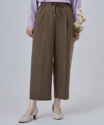 SHOO・LA・RUE | 【着丈選べる/洗濯後しわになりにくい】センターピンタックですっきり見え きれいめイージーワイドパンツ(その他パンツ)