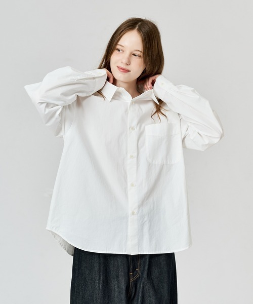 WETTEMPT(ウィテンプト)の「WASHED BASIC L/S SHIRT / ウォッシュドベーシックLSシャツ(シャツ/ブラウス・メンズ・ブルー/オフホワイト・LARGE/MEDIUM/SMALL)」の19枚目の写真