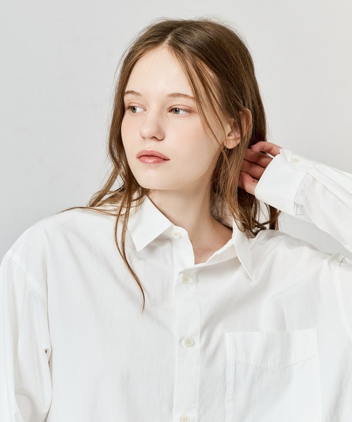 WETTEMPT(ウィテンプト)の「WASHED BASIC L/S SHIRT / ウォッシュドベーシックLSシャツ(シャツ/ブラウス・メンズ・ブルー/オフホワイト・LARGE/MEDIUM/SMALL)」の22枚目の写真
