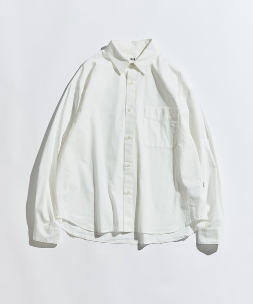 WETTEMPT(ウィテンプト)の「WASHED BASIC L/S SHIRT / ウォッシュドベーシックLSシャツ(シャツ/ブラウス・メンズ・ブルー/オフホワイト・LARGE/MEDIUM/SMALL)」の17枚目の写真