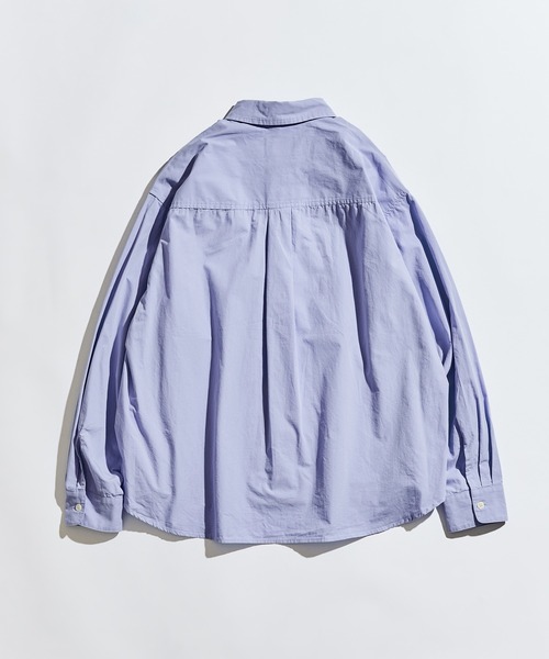 WETTEMPT(ウィテンプト)の「WASHED BASIC L/S SHIRT / ウォッシュドベーシックLSシャツ(シャツ/ブラウス・メンズ・ブルー/オフホワイト・LARGE/MEDIUM/SMALL)」の12枚目の写真