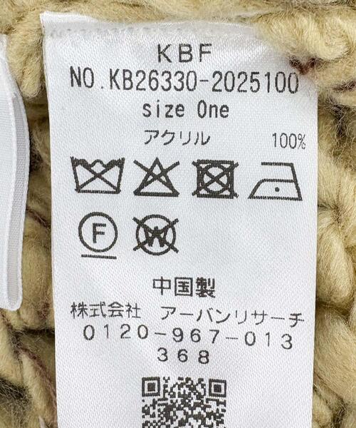 KBF(ケイビーエフ)の「ハンドニットビスチェ(ニット/セーター・レディース・アイボリー/ブラック/ベージュ・ONE)」の10枚目の写真