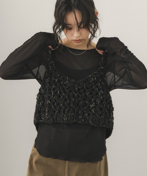 Handknit ビスチェ — вязаный бистр (корсет)