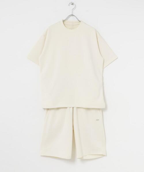 TOHA(トハ)の「リカバリーウェア カットソー 半袖/ショーツ(ルームウェア/パジャマ・メンズ・ネイビー/チャコールグレー/アイボリー/ブラウン・MEDIUM/X-LARGE/LARGE/SMALL)」の9枚目の写真