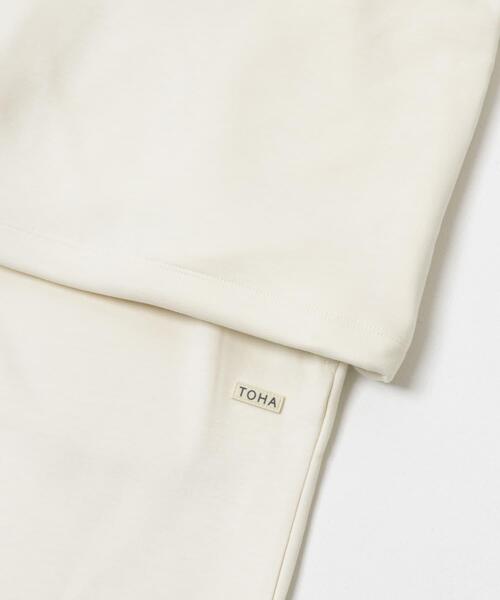 TOHA(トハ)の「リカバリーウェア カットソー 半袖/ショーツ(ルームウェア/パジャマ・メンズ・ネイビー/チャコールグレー/アイボリー/ブラウン・MEDIUM/X-LARGE/LARGE/SMALL)」の10枚目の写真