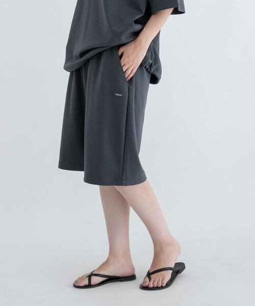 TOHA(トハ)の「リカバリーウェア カットソー 半袖/ショーツ(ルームウェア/パジャマ・メンズ・ネイビー/チャコールグレー/アイボリー/ブラウン・MEDIUM/X-LARGE/LARGE/SMALL)」の18枚目の写真