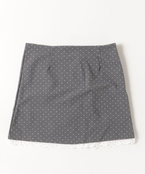 mebole（メボレ）の「dot lace mini skirt（スカート・レディース・アイボリー/グレー/ブラック・FREE）」の20枚目の写真