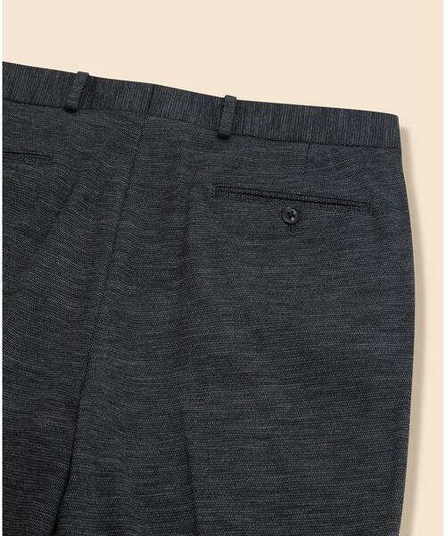 BROOKS BROTHERS(ブルックスブラザーズ)の「ウール/ポリエステル モクロディ ニット プレーンフロント トラウザーズ Classic(スラックス・メンズ・グレー/ネイビー・LARGE/MEDIUM/SMALL)」の5枚目の写真