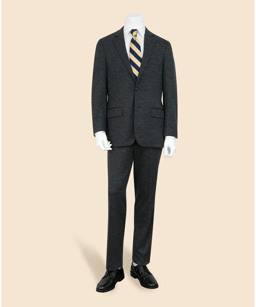 BROOKS BROTHERS(ブルックスブラザーズ)の「ウール/ポリエステル モクロディ ニット プレーンフロント トラウザーズ Classic(スラックス・メンズ・グレー/ネイビー・LARGE/MEDIUM/SMALL)」の6枚目の写真